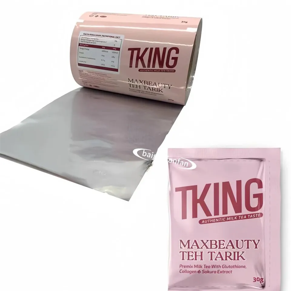 맞춤형 인쇄 식품 포장 롤 필름 라미네이트 플라스틱 유연성 포장 롤 자동 필름 주머니 필름 롤