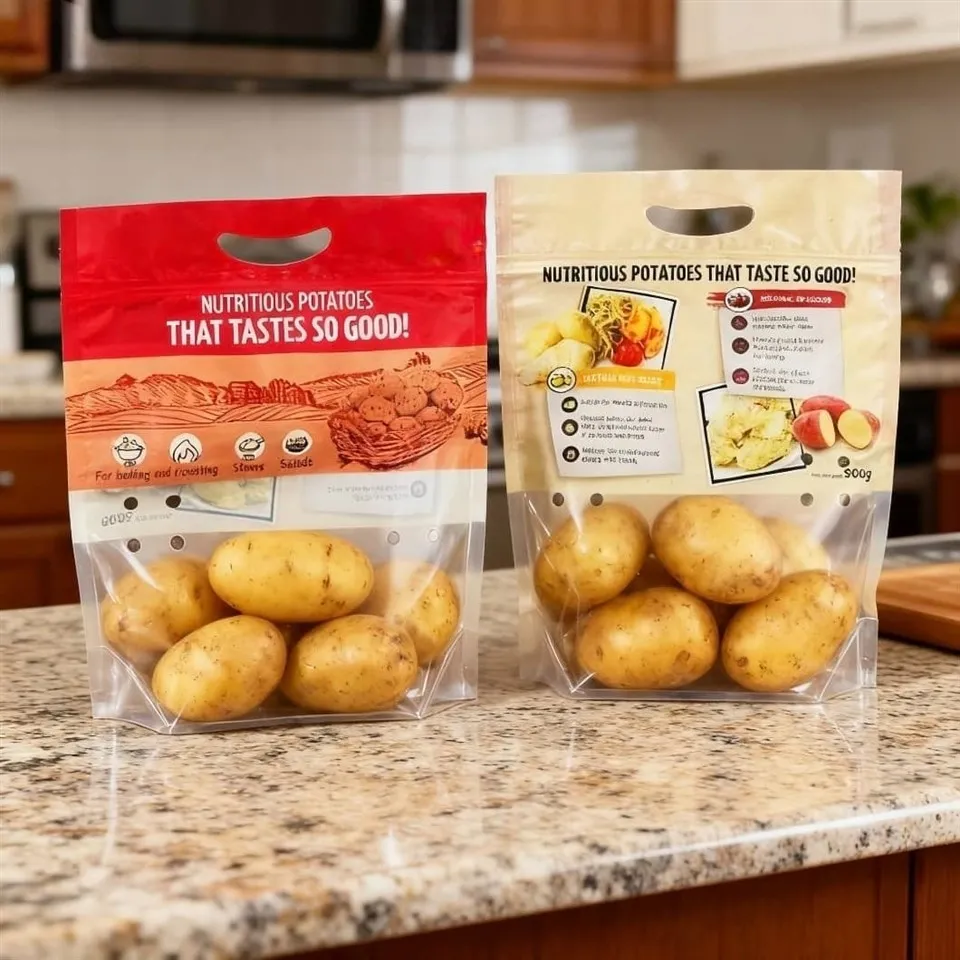 감자 포장 백