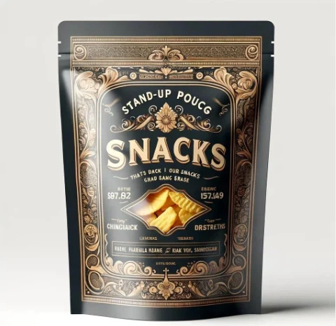 재밀봉 가능한 스탠드 업 파우치 식품 포장 캔디 비스킷 너트 알루미늄 호일 백 플라스틱 포장 지퍼 열 인감 백